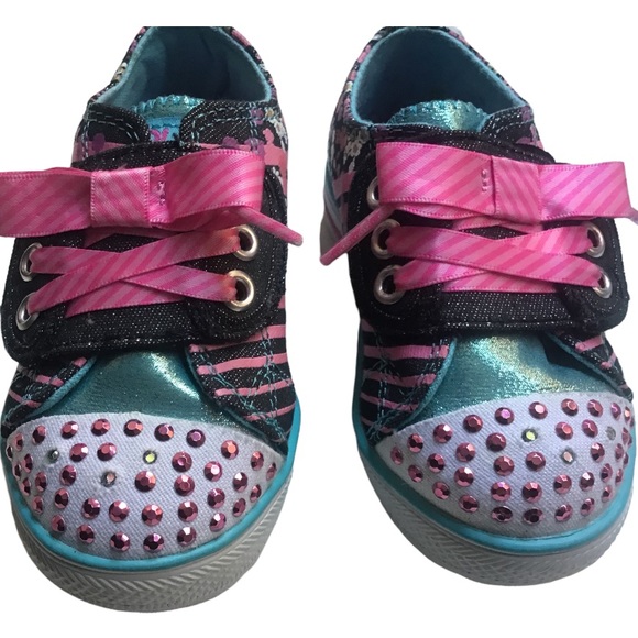 Sketchers Twinkle Toes Light Up Sneakers - Picture 2 of 7
